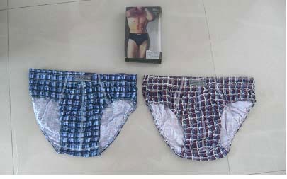 Buy fashion undergarments at wholesale price online. Mens underwear in  brief style with checkered design