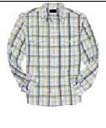 Quality clothing wear wholesale shopping from online import agent. Classic mens button up shirt in green, blue and white. 