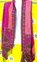 Beautiful wholesale fashion wear clothing import dealer. Beautiful womens pink pashmina shawl with paisley design and tasseled hem