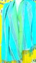 Womens wholesale warehouse factory distributes Aqua blue and green colored pashmina shawl with crafted tasseled hem