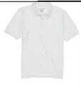 Active wear apparel export dealer supplies Classic white polo shirt