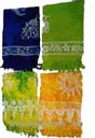 Womens sarong coverup distribution company exports Summer fashion bali sarong with tassel hem