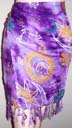 Clothing warehouse factory distributes beach Astrological symbol sarong wrap in purple