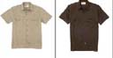 Mens work garment clothing import exchange catalog. Short sleeved, button up work shirt