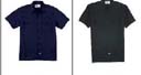 Quality mens workwear shopping supply. Dark colored button up, short sleeved work shirt